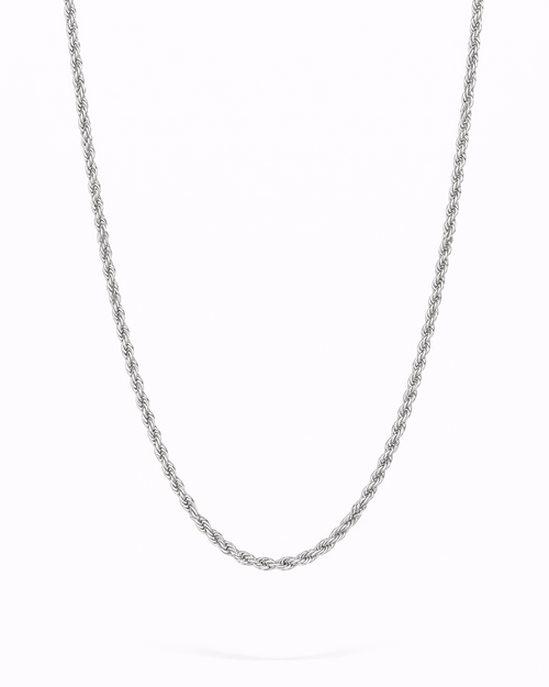 Rope Chain 2.5MM (Silver Plated)