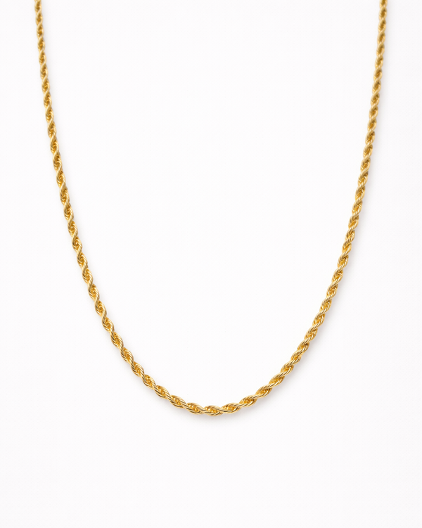 Rope chain 3MM (Golden Plated)