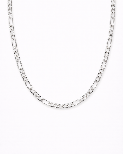 Figaro chain 2MM (Silver Plated)