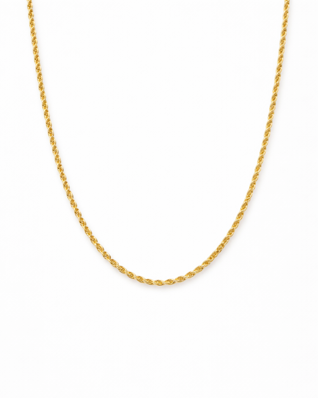 Rope chain 2MM (Golden Plated)