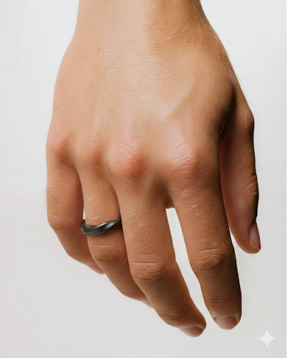 Twisted ring 6mm