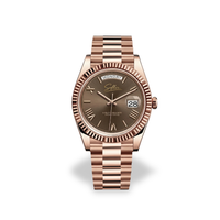 Rose gold / Brown dial